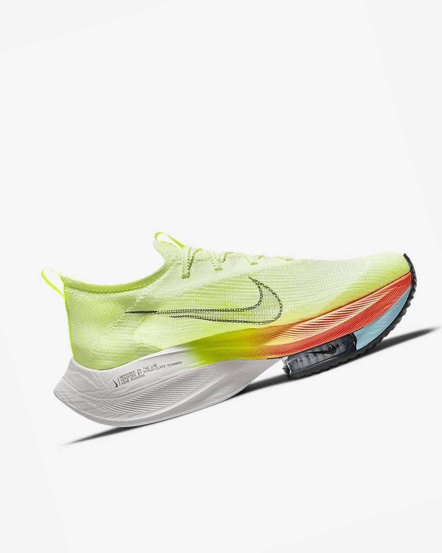 Orange / Turquoise / Black Nike Air Zoom Alphafly NEXT% Flyknit Men's Running Shoes | CA_2729