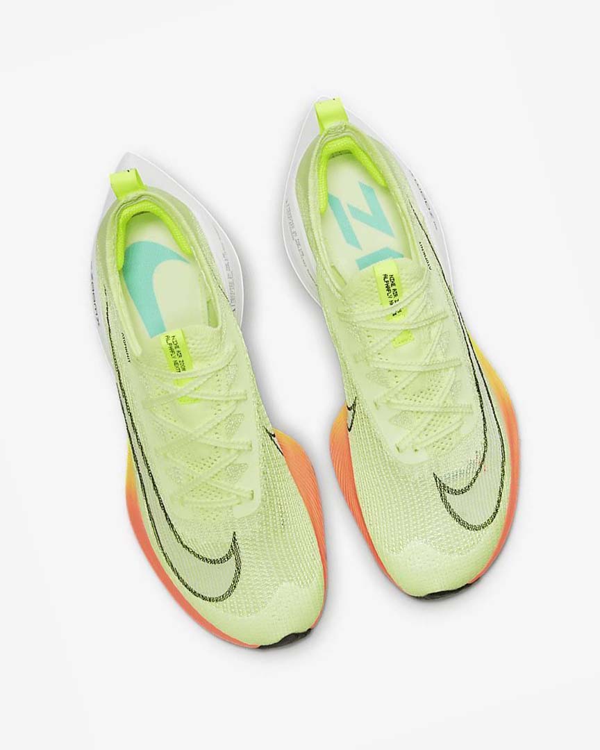 Orange / Turquoise / Black Nike Air Zoom Alphafly NEXT% Flyknit Men's Running Shoes | CA_2729