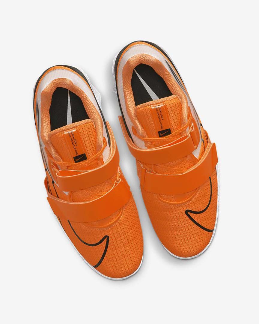 Orange / White / Black Nike Romaleos 4 Women's Training Shoes | CA_5559