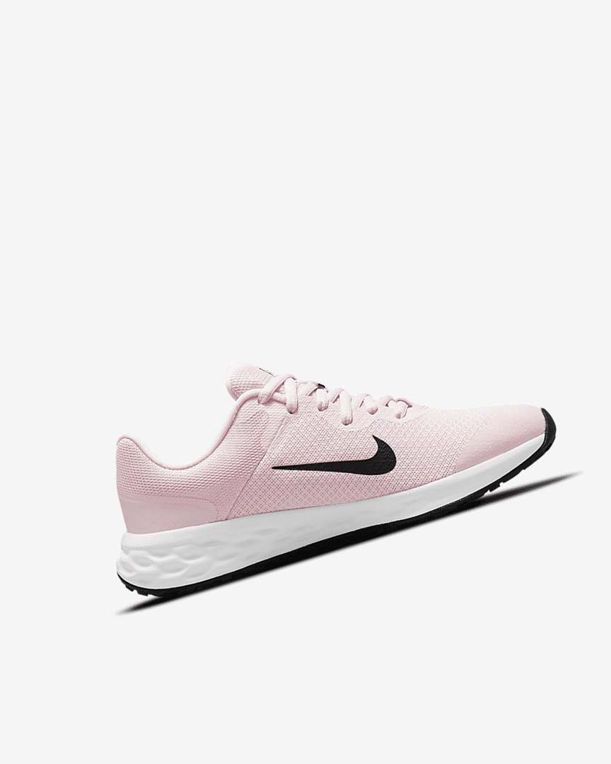 Pink / Black Nike Revolution 6 Boys' Running Shoes | CA_2792