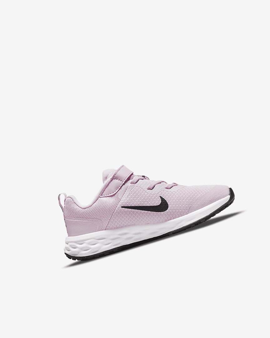 Pink / Black Nike Revolution 6 Boys' Running Shoes | CA_3237
