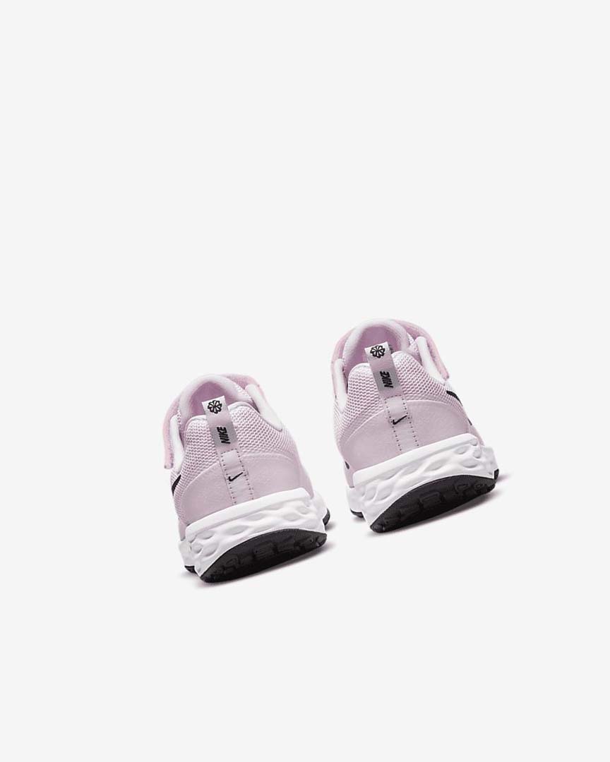 Pink / Black Nike Revolution 6 Boys' Running Shoes | CA_3237