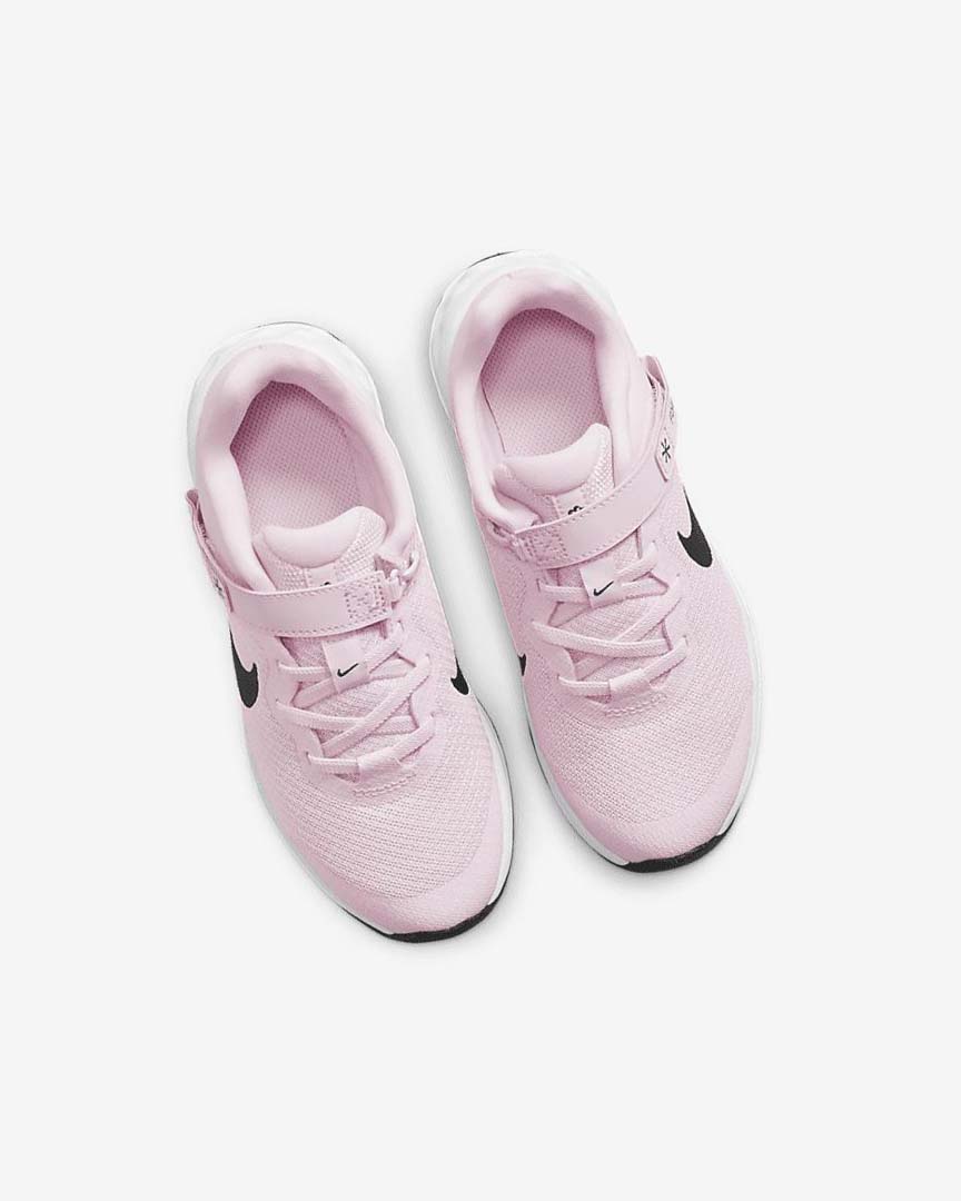 Pink / Black Nike Revolution 6 FlyEase Boys' Shoes | CA_4741