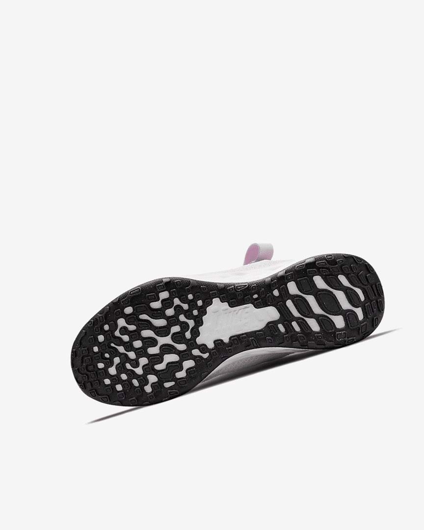 Pink / Black Nike Revolution 6 FlyEase Girls' Running Shoes | CA_2652
