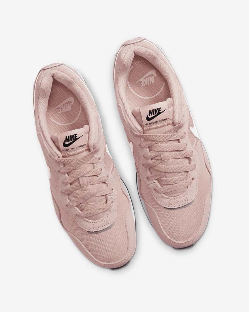 Pink / Black / White / White Nike Venture Runner Women's Sneakers | CA_3234