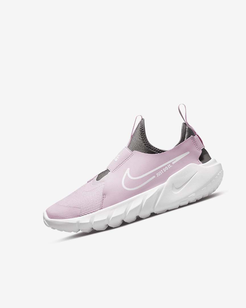 Pink / Blue Grey / Blue / White Nike Flex Runner 2 Girls\' Running Shoes | CA_1121