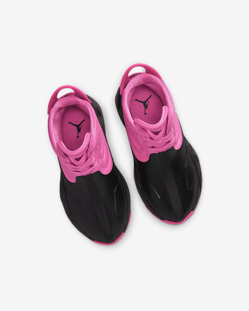 Pink / Coral / Black Nike Jordan Drip 23 Boys' Rain Boots | CA_2461