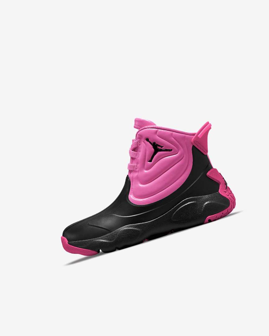 Pink / Coral / Black Nike Jordan Drip 23 Boys\' Rain Boots | CA_2461