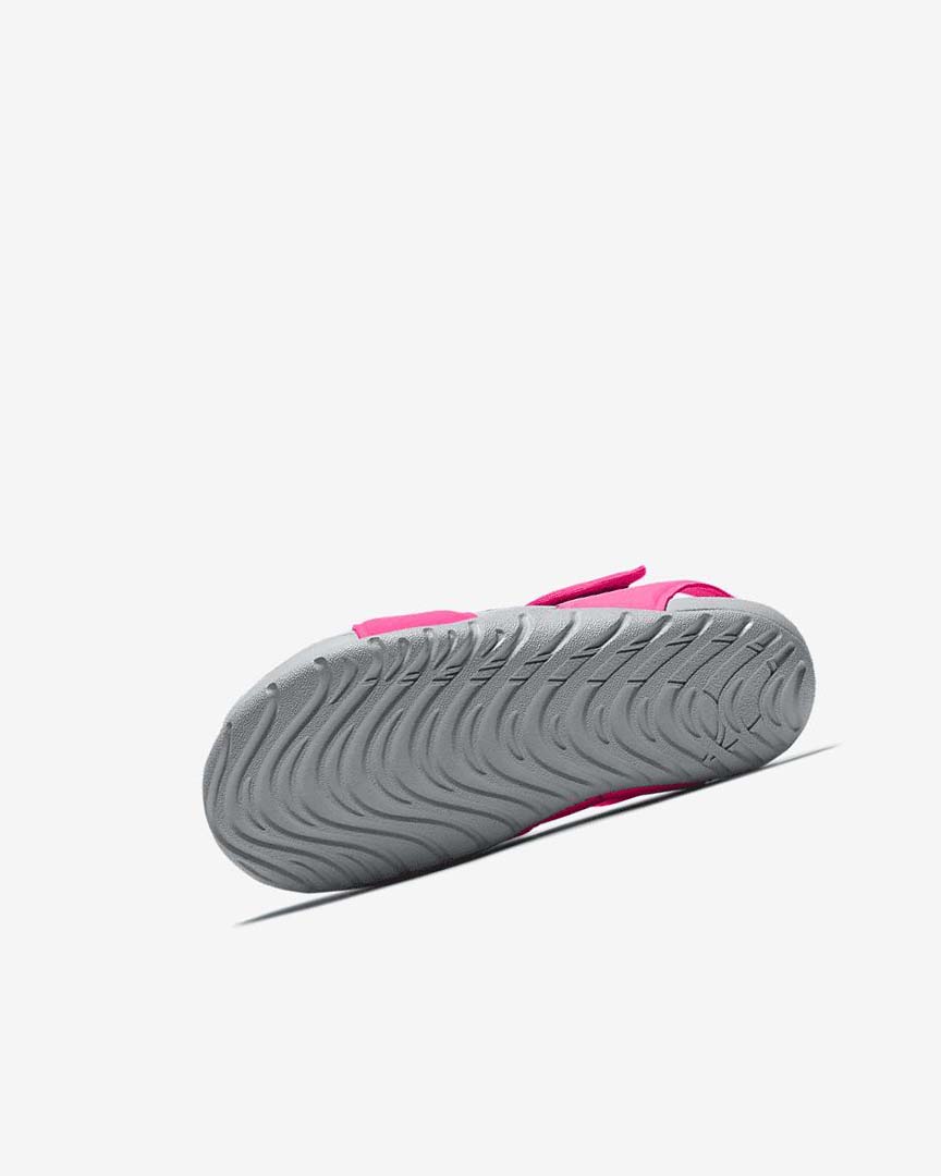Pink / Grey / Fuchsia Nike Sunray Protect 2 Boys' Sandals | CA_2455