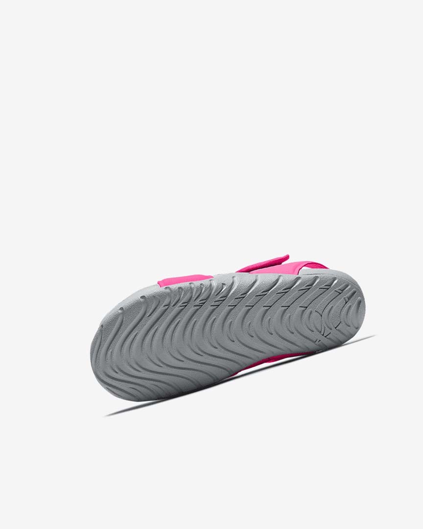 Pink / Grey / Fuchsia Nike Sunray Protect 2 Girls' Sandals | CA_4814