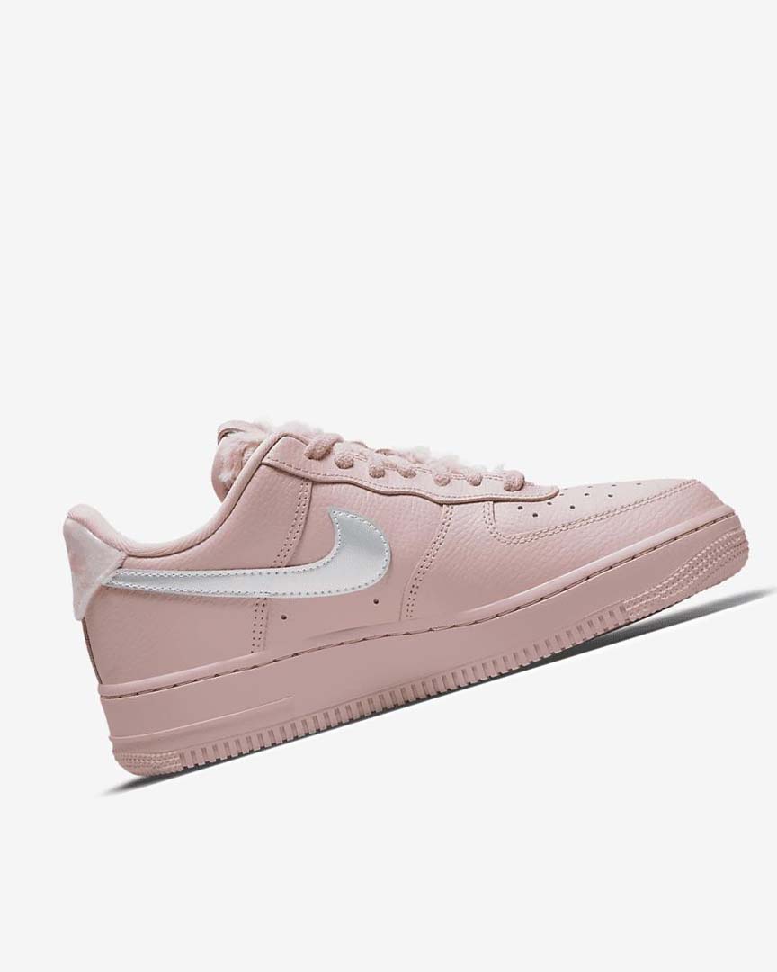 Pink / Metal Silver Nike Air Force 1 '07 Women's Sneakers | CA_5389