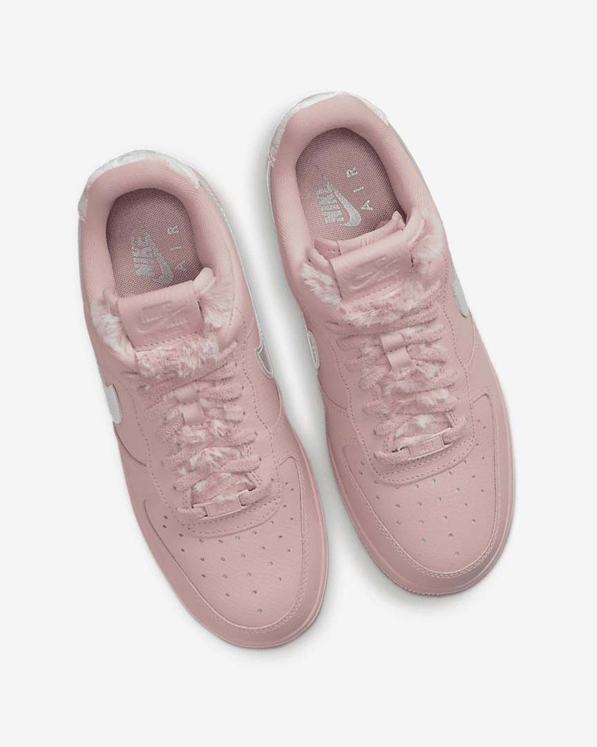Pink / Metal Silver Nike Air Force 1 '07 Women's Sneakers | CA_5389