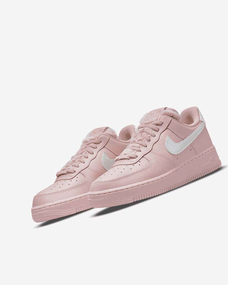 Pink / Metal Silver Nike Air Force 1 '07 Women's Sneakers | CA_5389