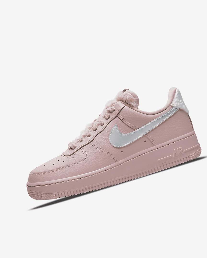 Pink / Metal Silver Nike Air Force 1 \'07 Women\'s Sneakers | CA_5389