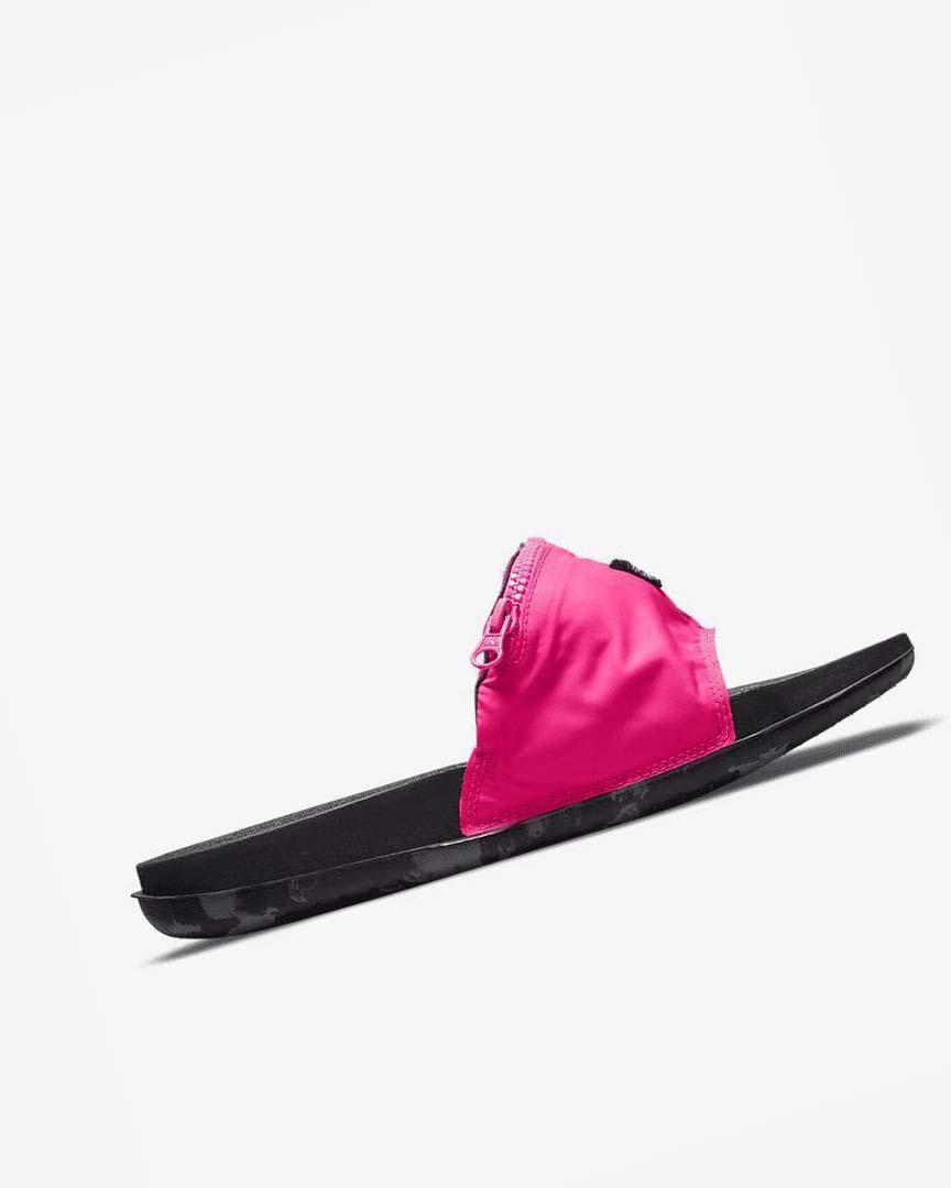 Pink Nike OffCourt Be True Men's Slides | CA_2728