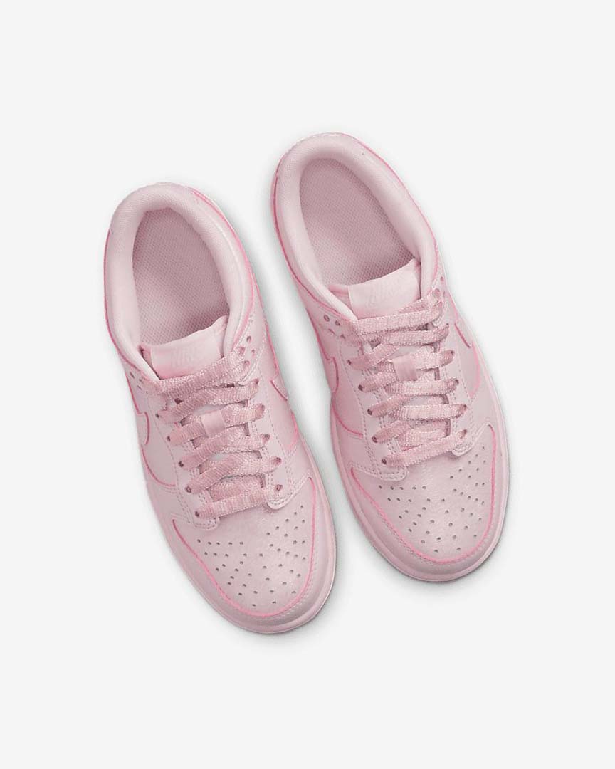 Pink / Pink / Pink Nike Dunk Low SE Girls' Sneakers | CA_5583