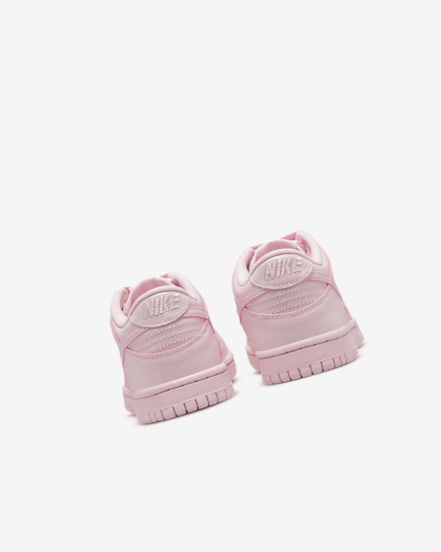 Pink / Pink / Pink Nike Dunk Low SE Girls' Sneakers | CA_5583