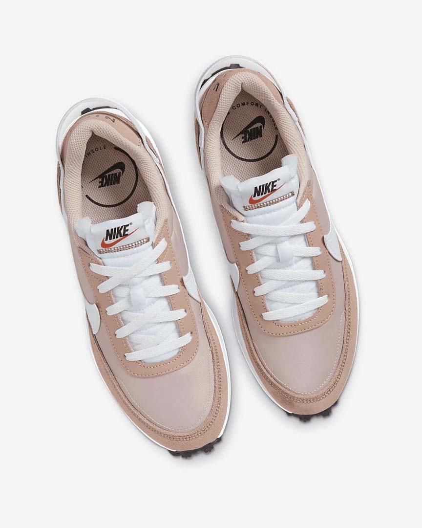 Pink / Rose / Khaki Rose / White Nike Waffle Debut Women's Sneakers | CA_2915