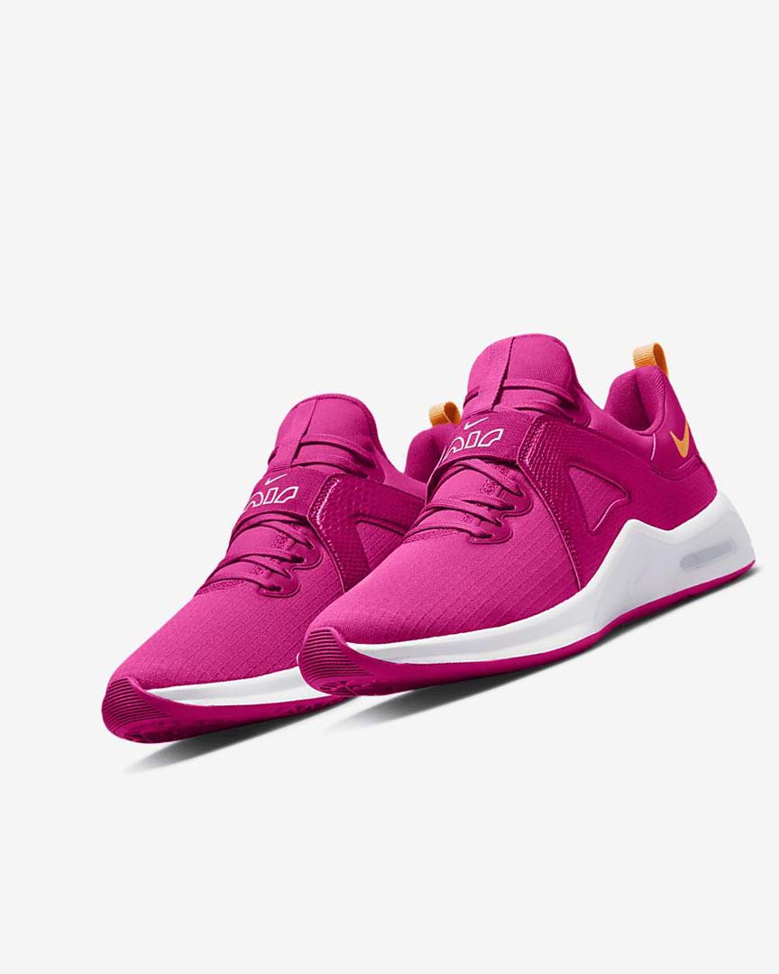 Pink / White / Deep Yellow Nike Air Max Bella TR 5 Women's Training Shoes | CA_2337