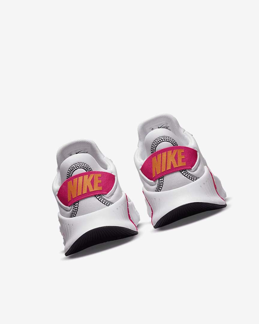 Pink / White / Deep Yellow Nike Free Metcon 4 Women's Training Shoes | CA_5131
