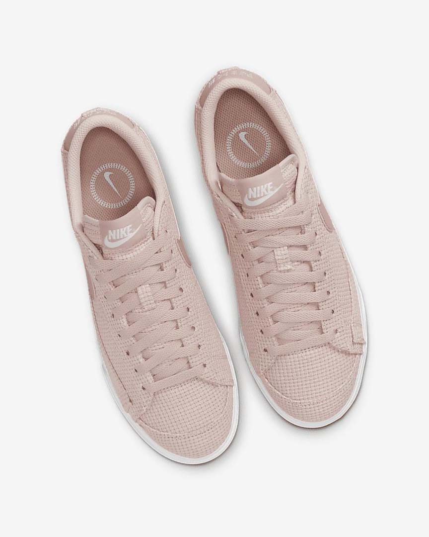Pink / White / Pink / Rose Nike Blazer Low Platform Women's Sneakers | CA_4705