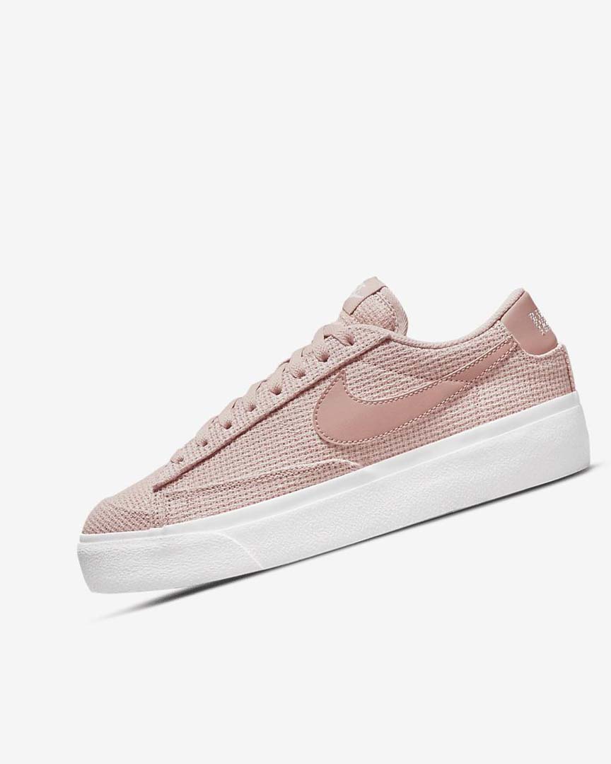 Pink / White / Pink / Rose Nike Blazer Low Platform Women\'s Sneakers | CA_4705