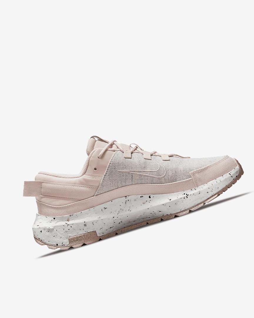 Pink / White / White / Cream Nike Crater Remixa Women's Sneakers | CA_2894