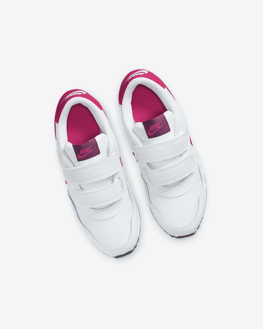 Platinum / Dark Grey / Pink Nike MD Valiant Boys' Shoes | CA_2477