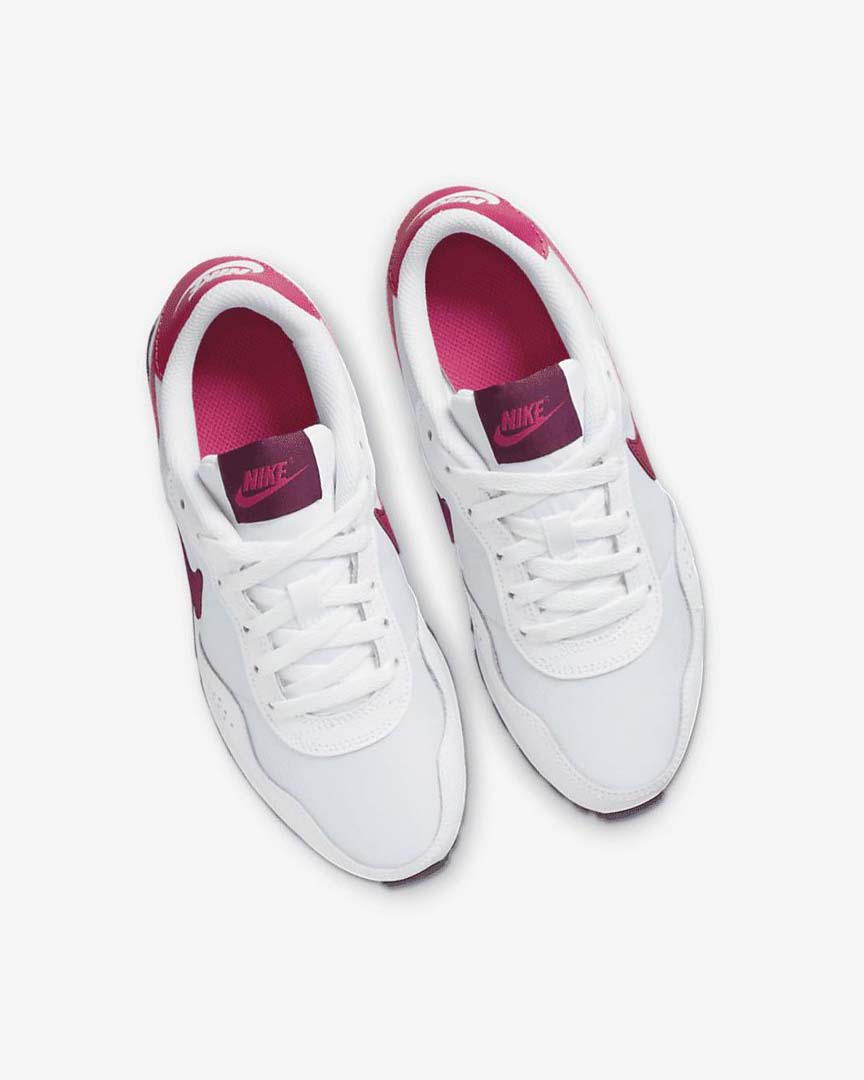 Platinum / Dark Grey / Pink Nike MD Valiant Girls' Shoes | CA_2710
