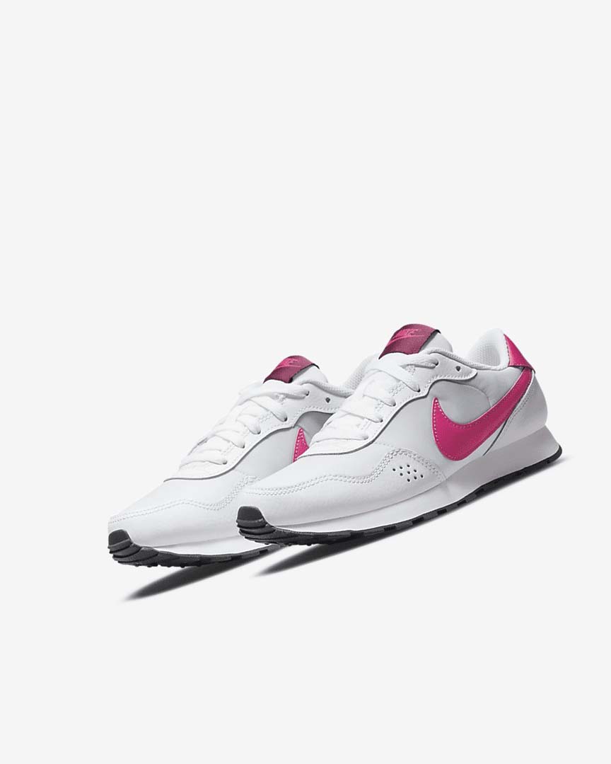 Platinum / Dark Grey / Pink Nike MD Valiant Girls' Shoes | CA_2710