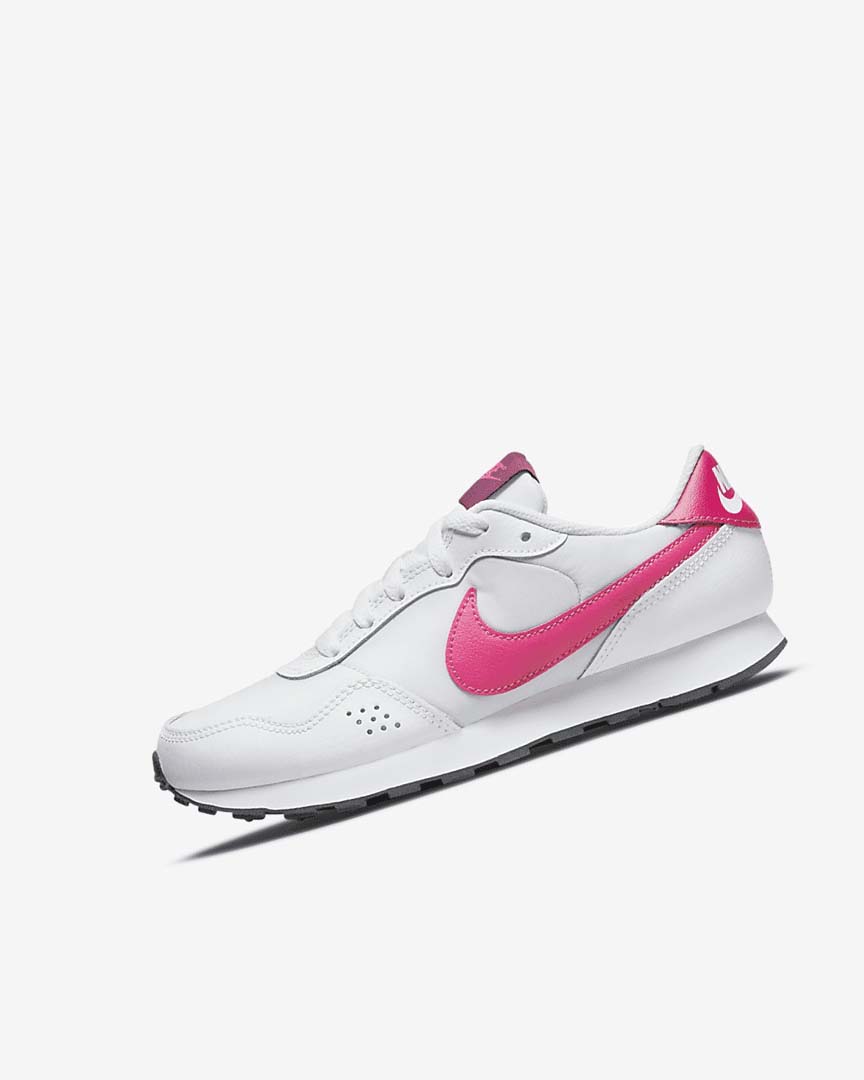 Platinum / Dark Grey / Pink Nike MD Valiant Girls\' Shoes | CA_2710