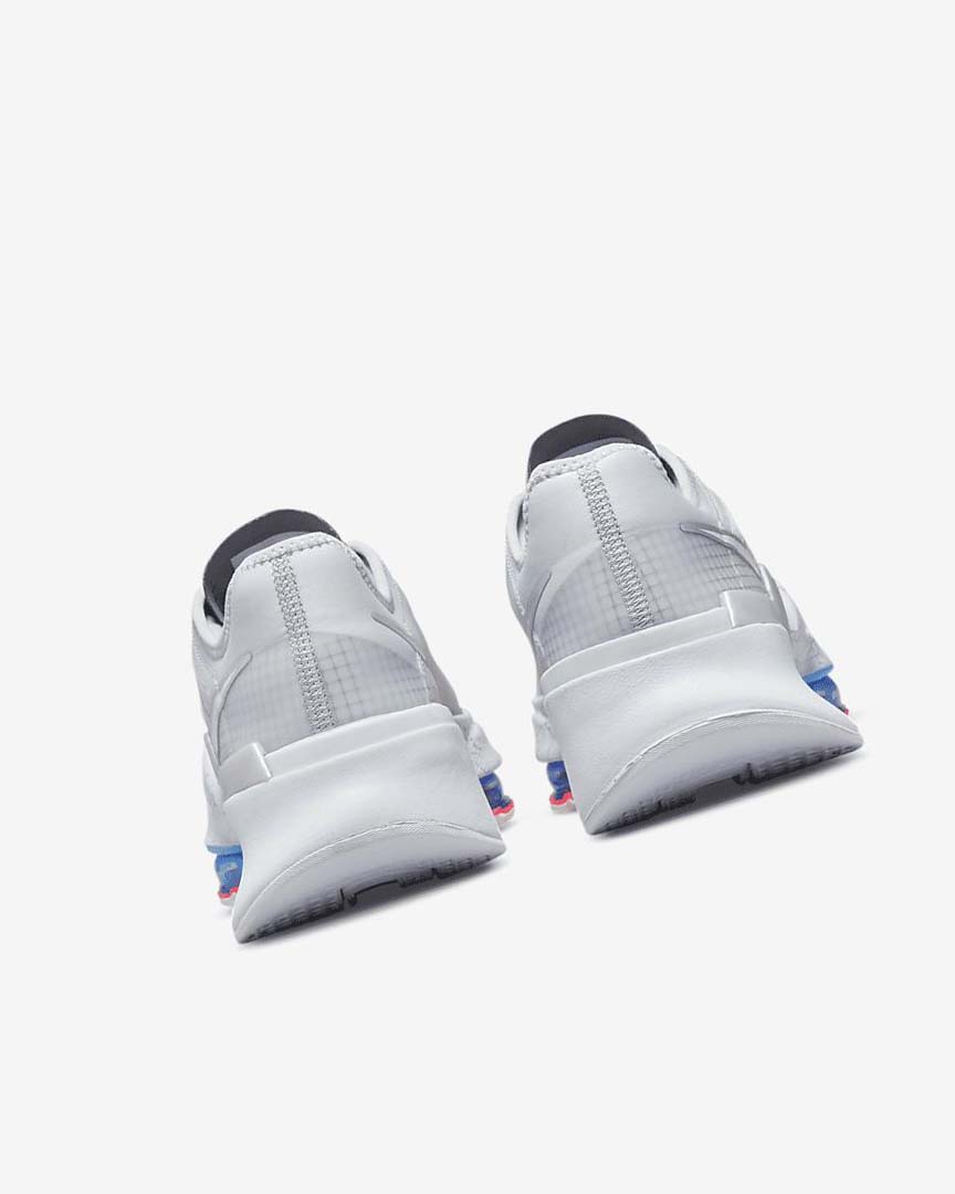 Platinum / Grey / Blue / Metal Silver Nike Air Zoom SuperRep 3 Women's Training Shoes | CA_4598