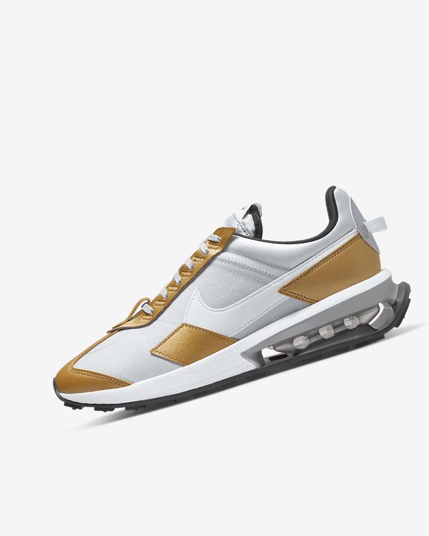 Platinum / Metal Gold / Metal Silver / White Nike Air Max Pre-Day SE Women\'s Sneakers | CA_2328