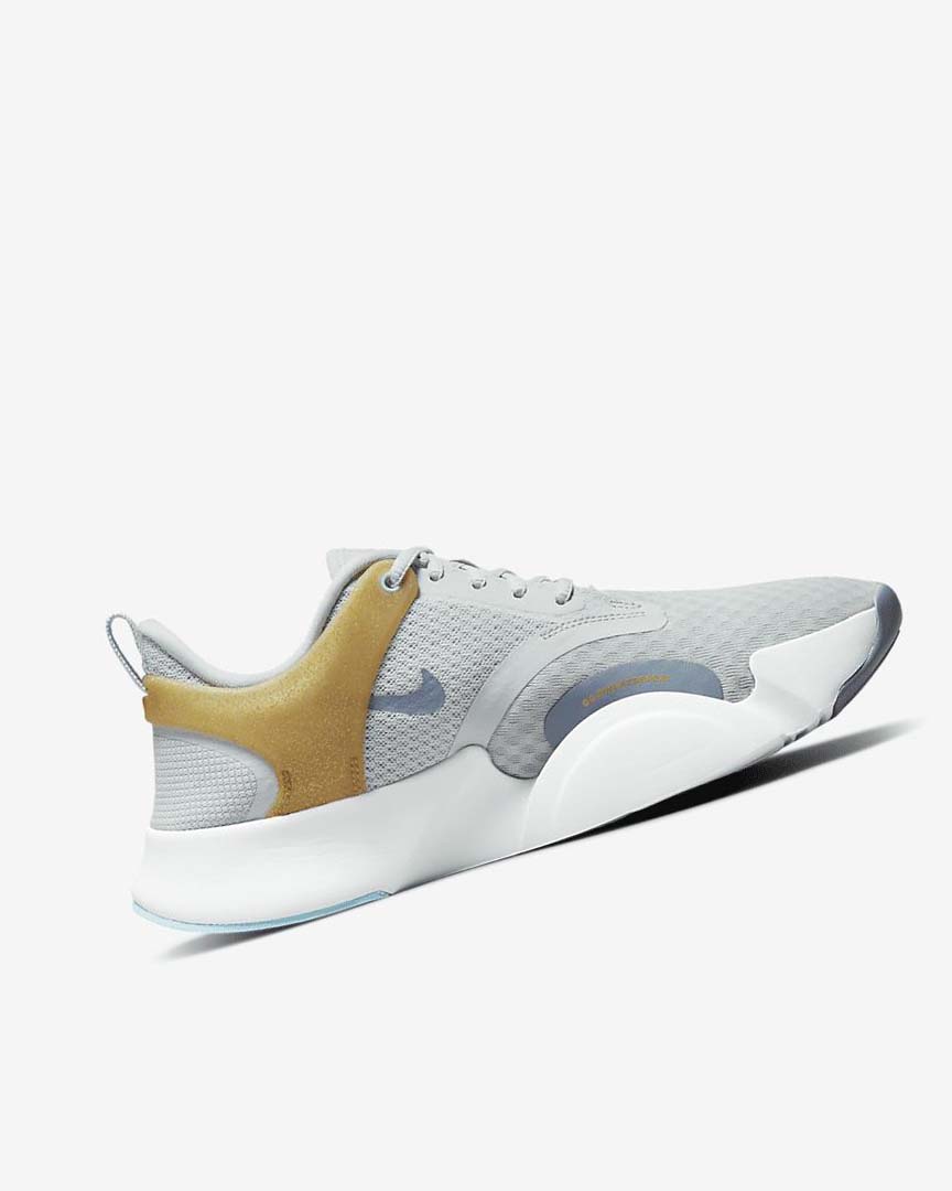 Platinum / Metal Gold / White Nike SuperRep Go 2 Women's Training Shoes | CA_3138