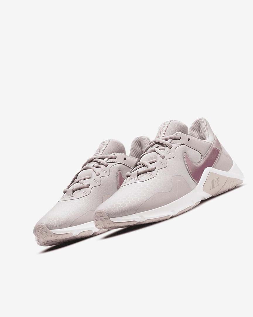 Platinum Purple / Grey Purple / White Nike Legend Essential 2 Women's Training Shoes | CA_5284