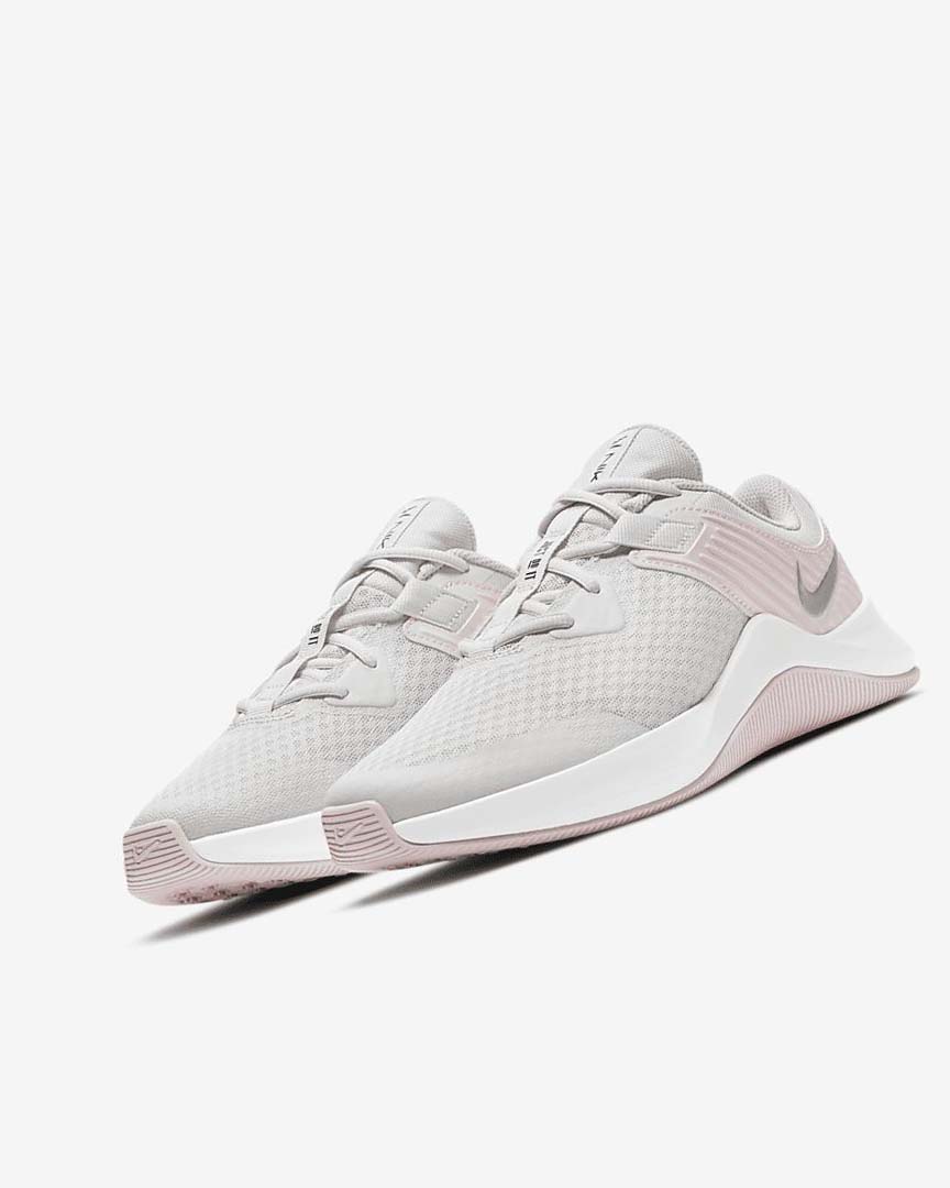 Platinum / Rose / White / Metal Silver Nike MC Trainer Women's Training Shoes | CA_2527