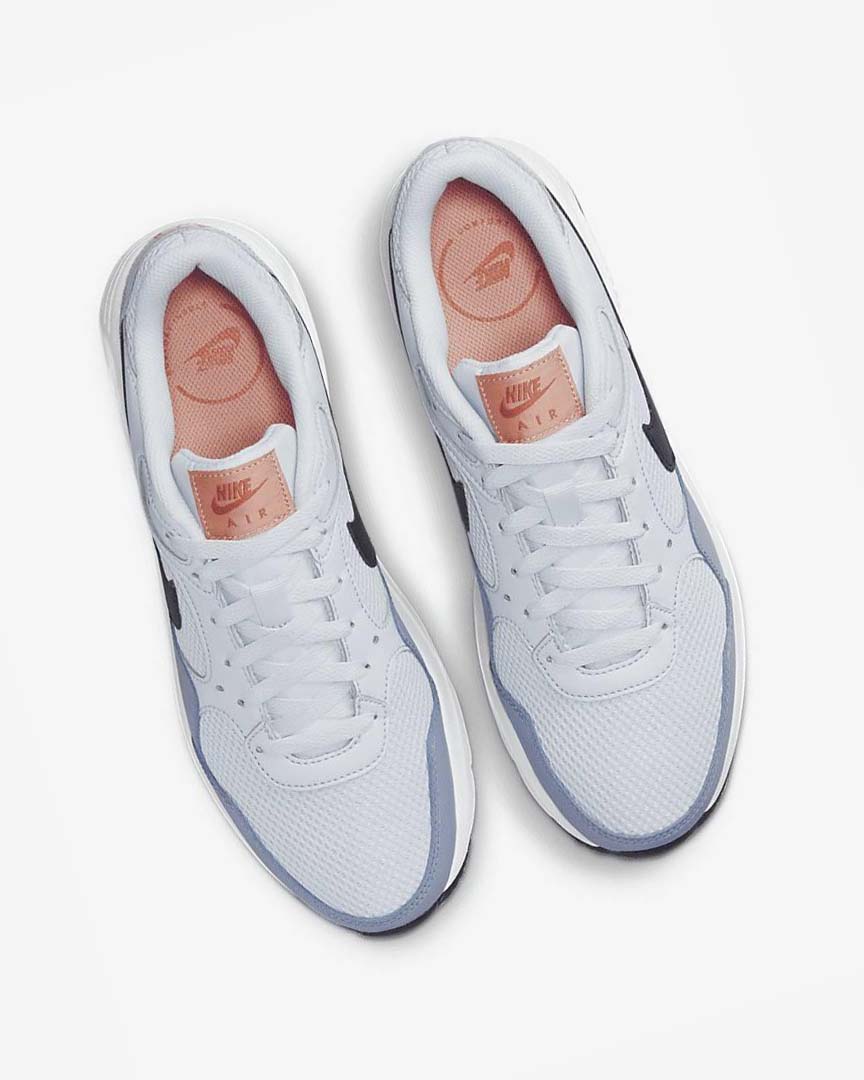 Platinum / White / Black Nike Air Max SC Men's Sneakers | CA_4872