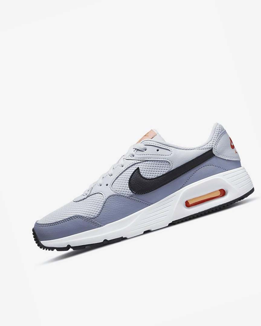 Platinum / White / Black Nike Air Max SC Men\'s Sneakers | CA_4872
