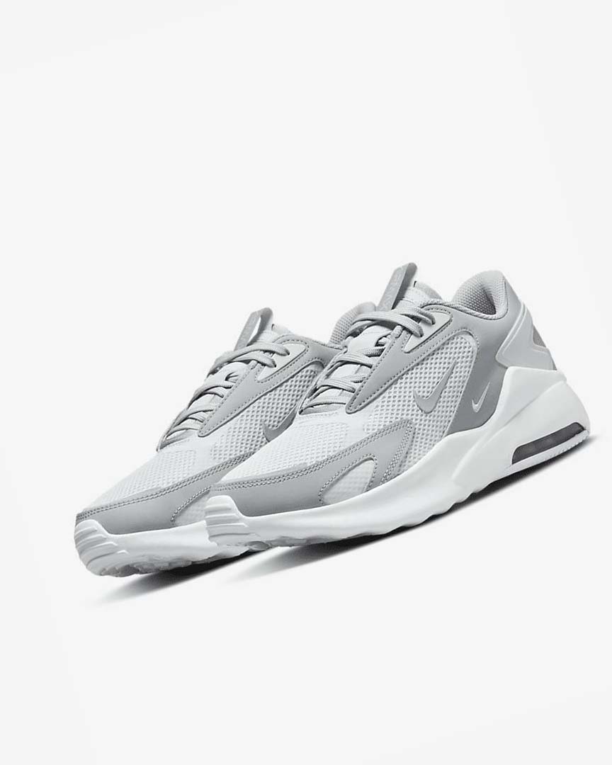 Platinum / White / Metal Silver / Grey Nike Air Max Bolt Men's Sneakers | CA_3106