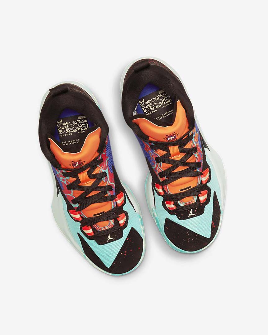 Purple / Black Nike Zion 1 Boys' Basketball Shoes | CA_5373