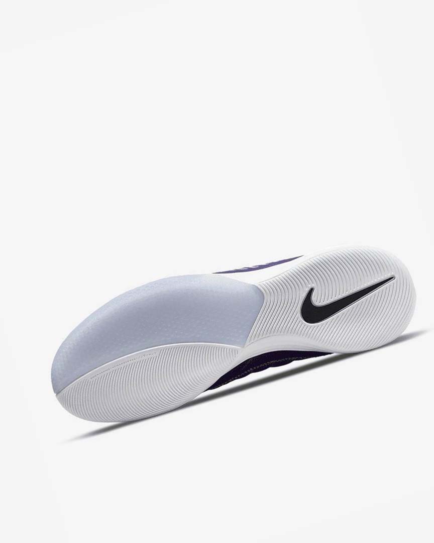 Purple / Black / White Nike Lunar Gato II IC Men's Soccer Shoes | CA_2998