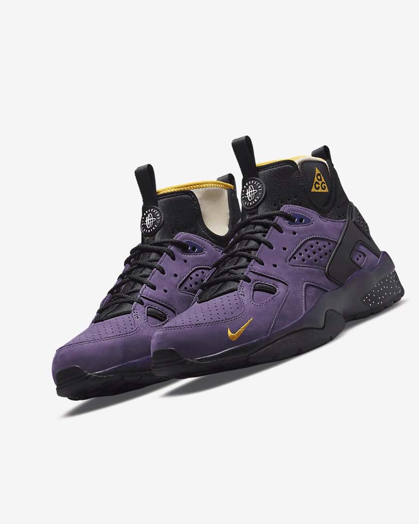 Purple / Blue / Black / Gold Nike ACG Air Mowabb Men's Sneakers | CA_5246