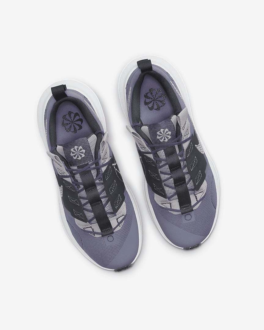 Purple / Grey / Metal Red Brown Nike Crater Impact Girls' Sneakers | CA_5223