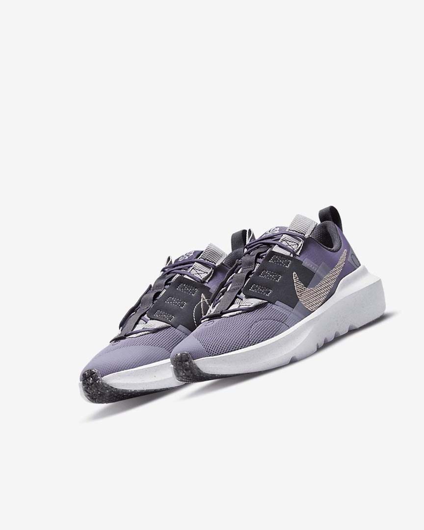 Purple / Grey / Metal Red Brown Nike Crater Impact Girls' Sneakers | CA_5223