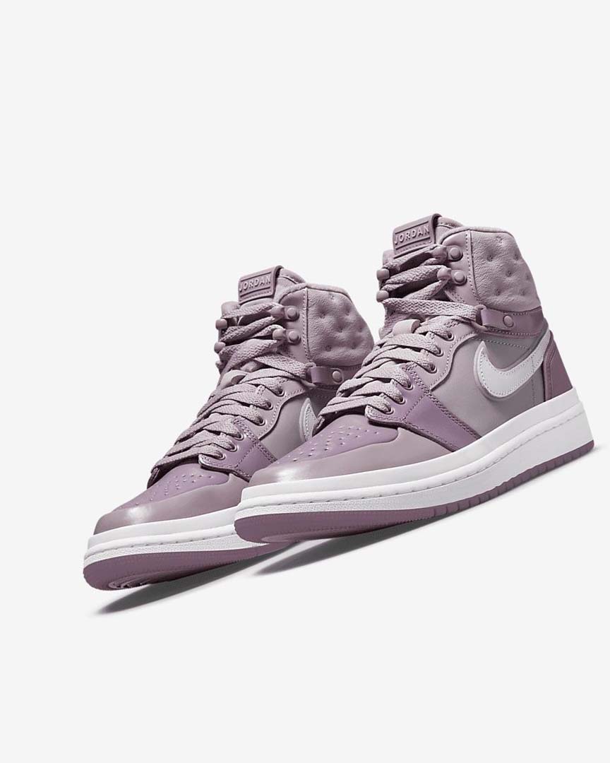 Purple / Grey / White Nike Air Jordan 1 Acclimate Women's Sneakers | CA_3000