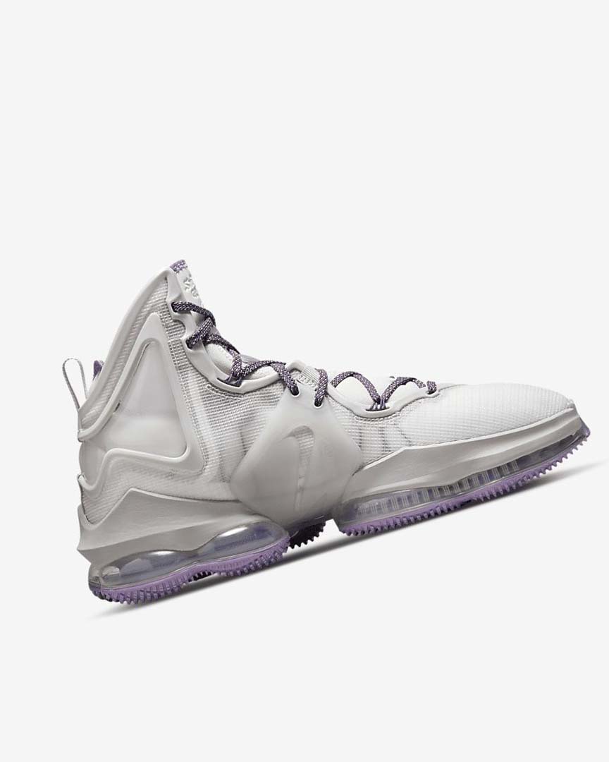 Purple Nike LeBron 19 Women's Basketball Shoes | CA_2958