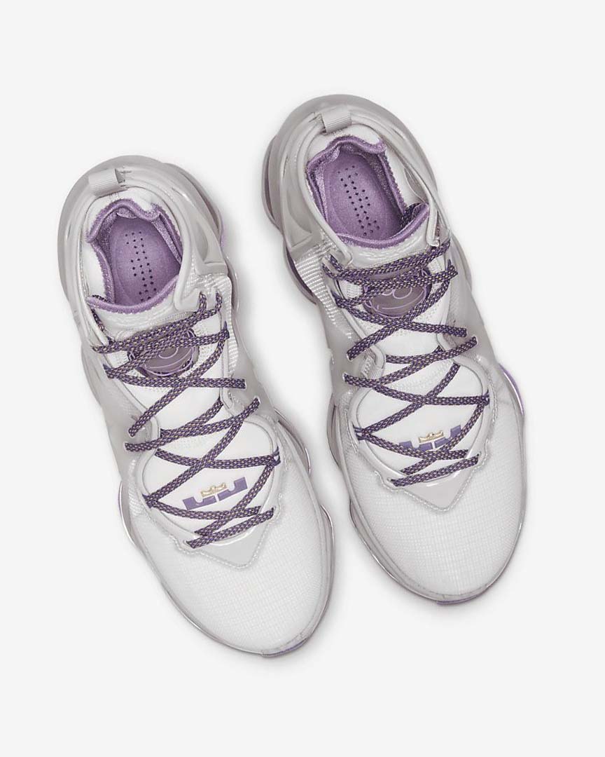 Purple Nike LeBron 19 Women's Basketball Shoes | CA_2958