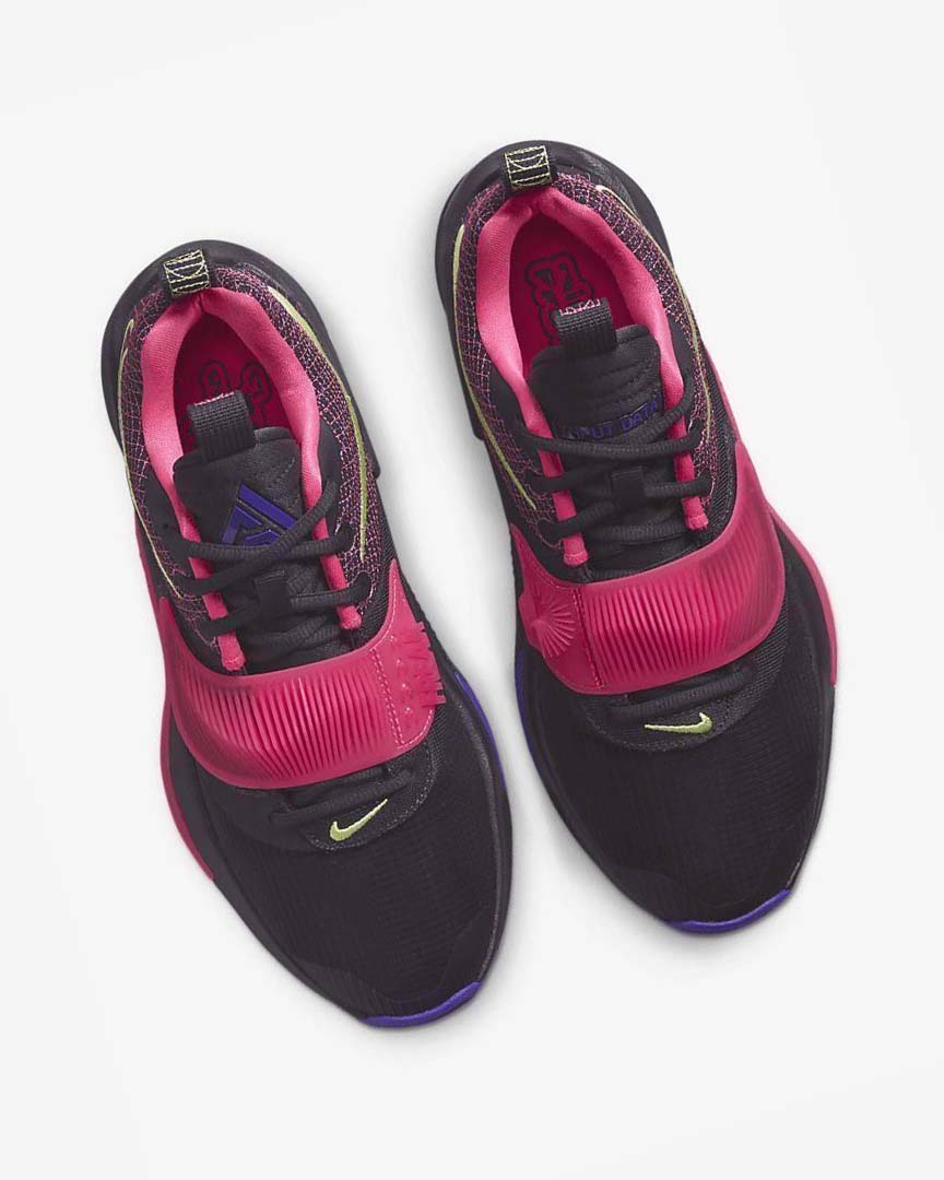 Purple / Pink / Light Lemon Nike Zoom Freak 3 Men's Basketball Shoes | CA_3098