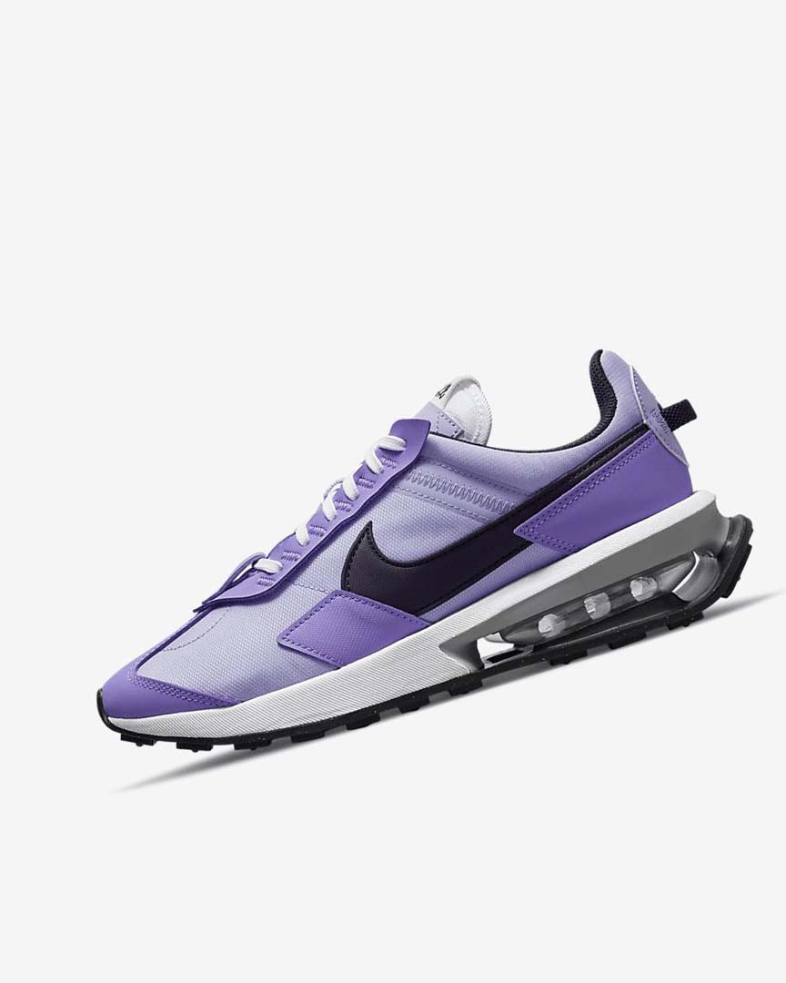 Purple / Purple / Metal Silver / Black Nike Air Max Pre-Day Women\'s Sneakers | CA_5509