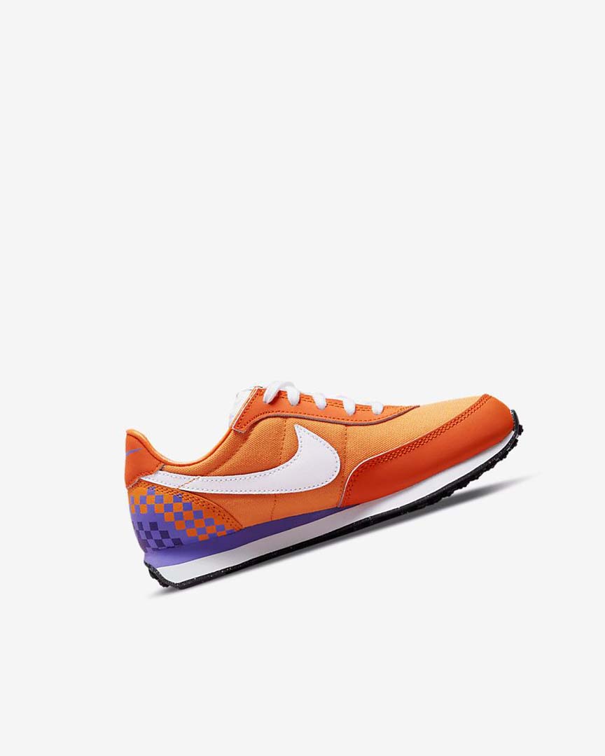Purple / Purple / White Nike Waffle Trainer 2 SE Boys' Casual Shoes | CA_2992